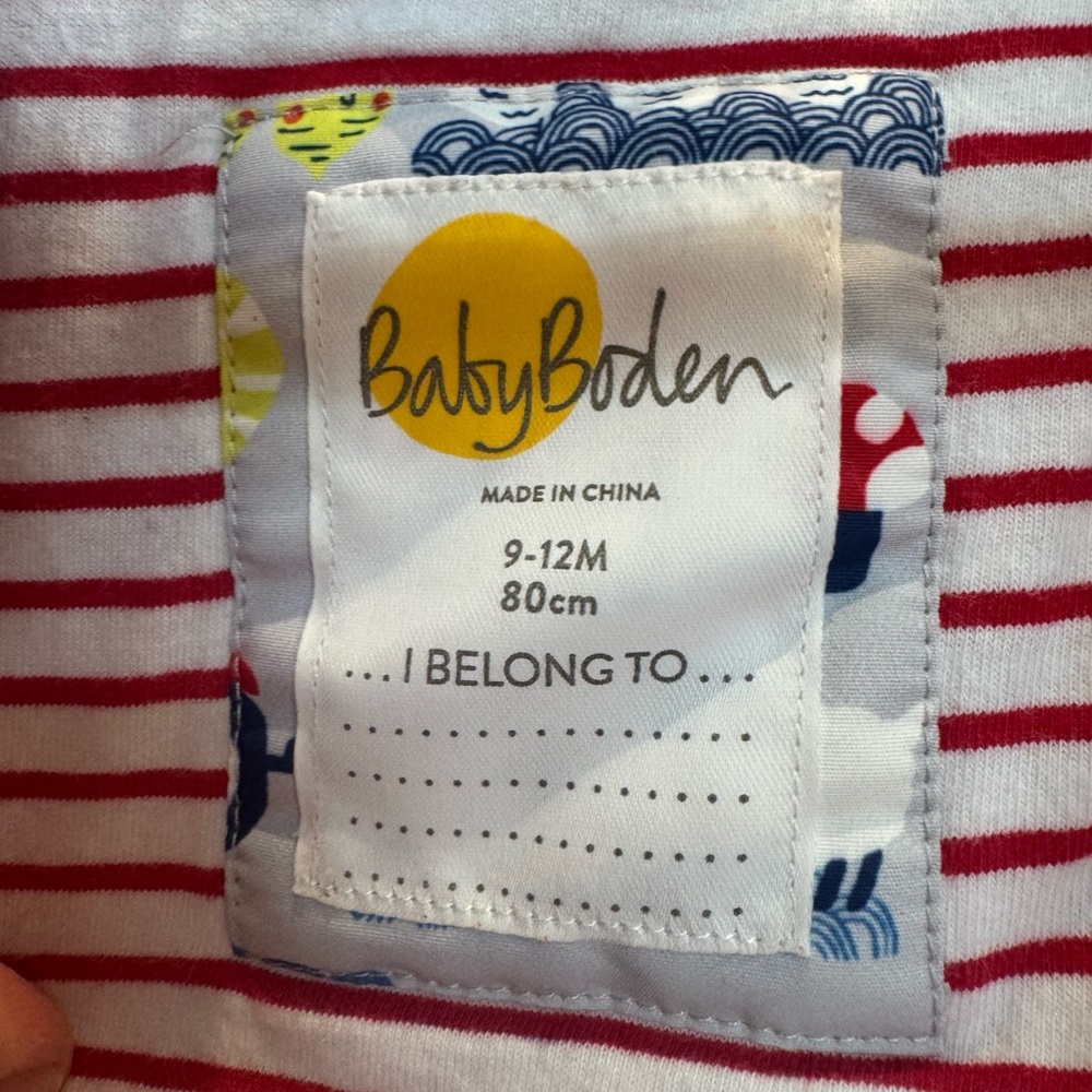 Mini Boden Farm Toggle Coat 9-12m - Picture 5 of 5